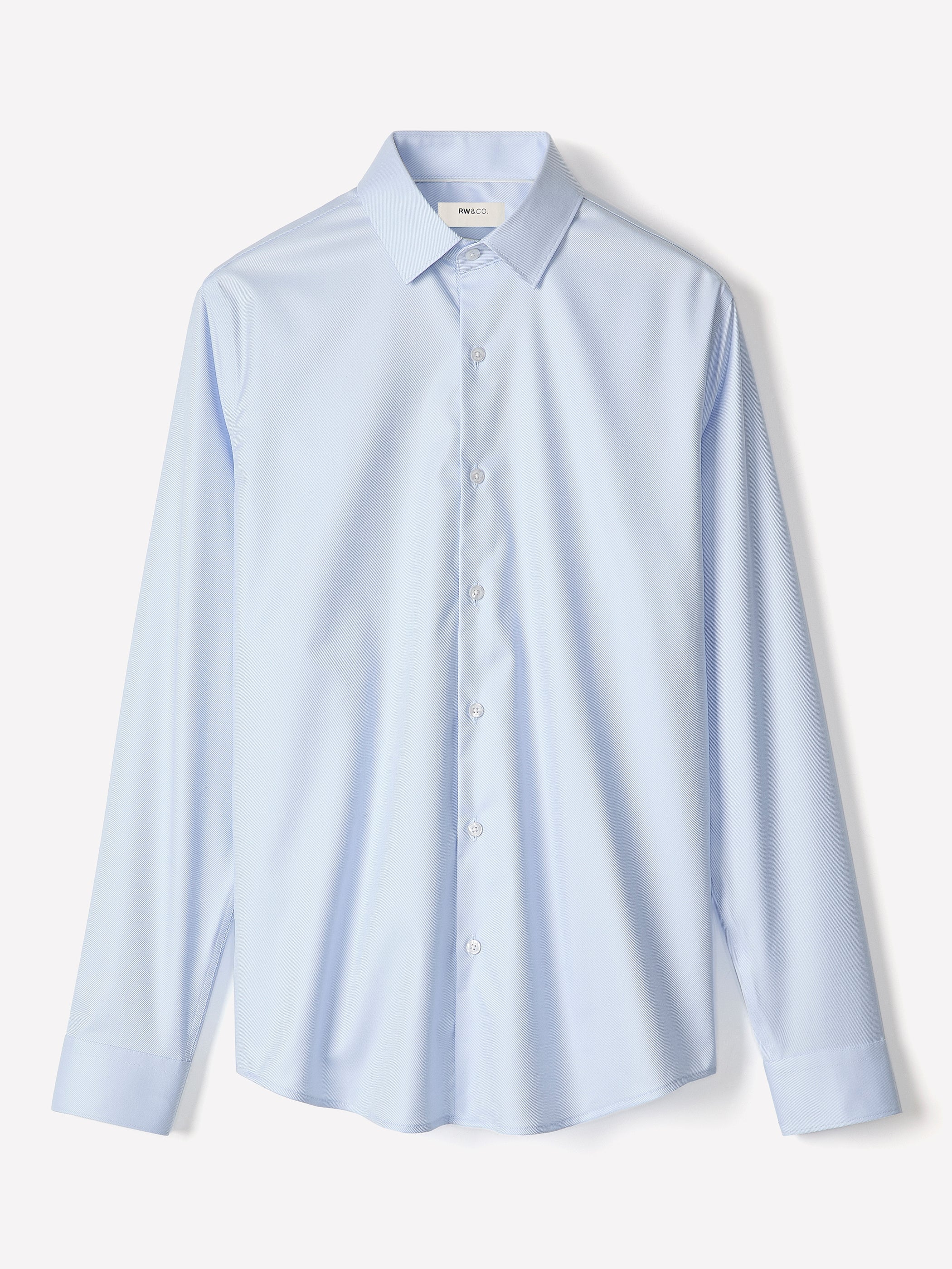 Slim Fit White Dress Shirt - Image 11