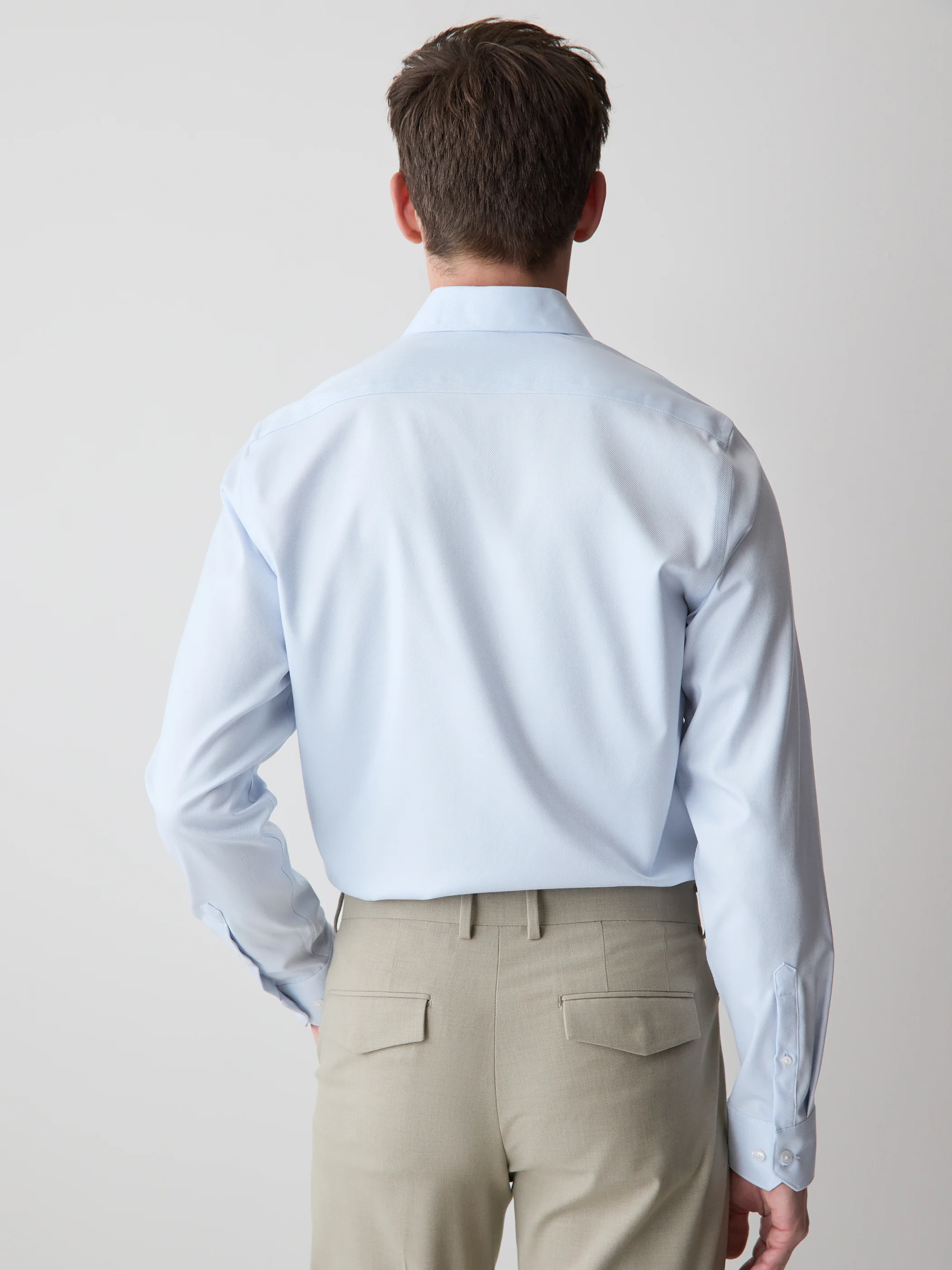 Slim Fit White Dress Shirt - Image 9