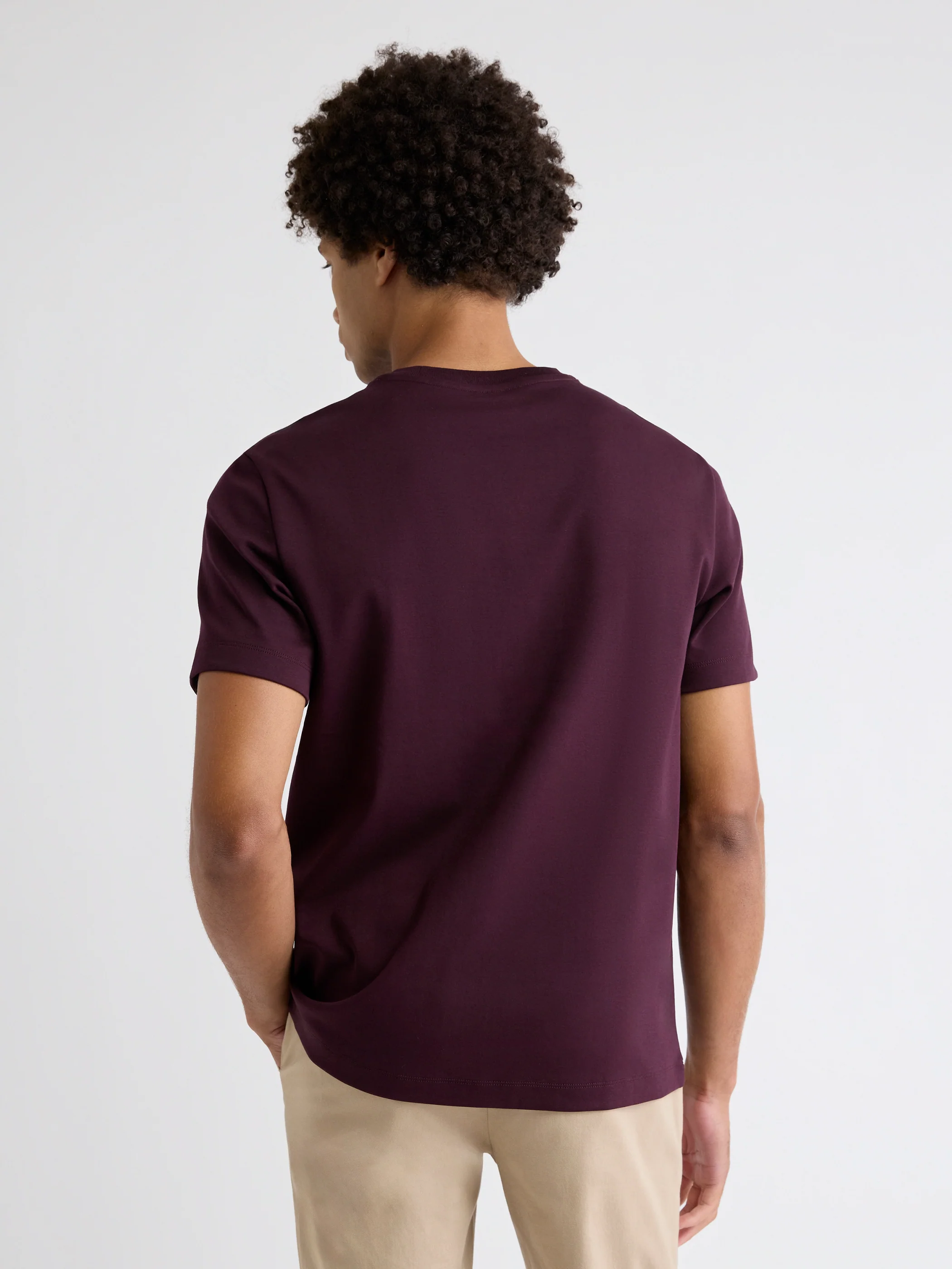 Solid Interlock Cotton Crew-Neck Tee - Image 14