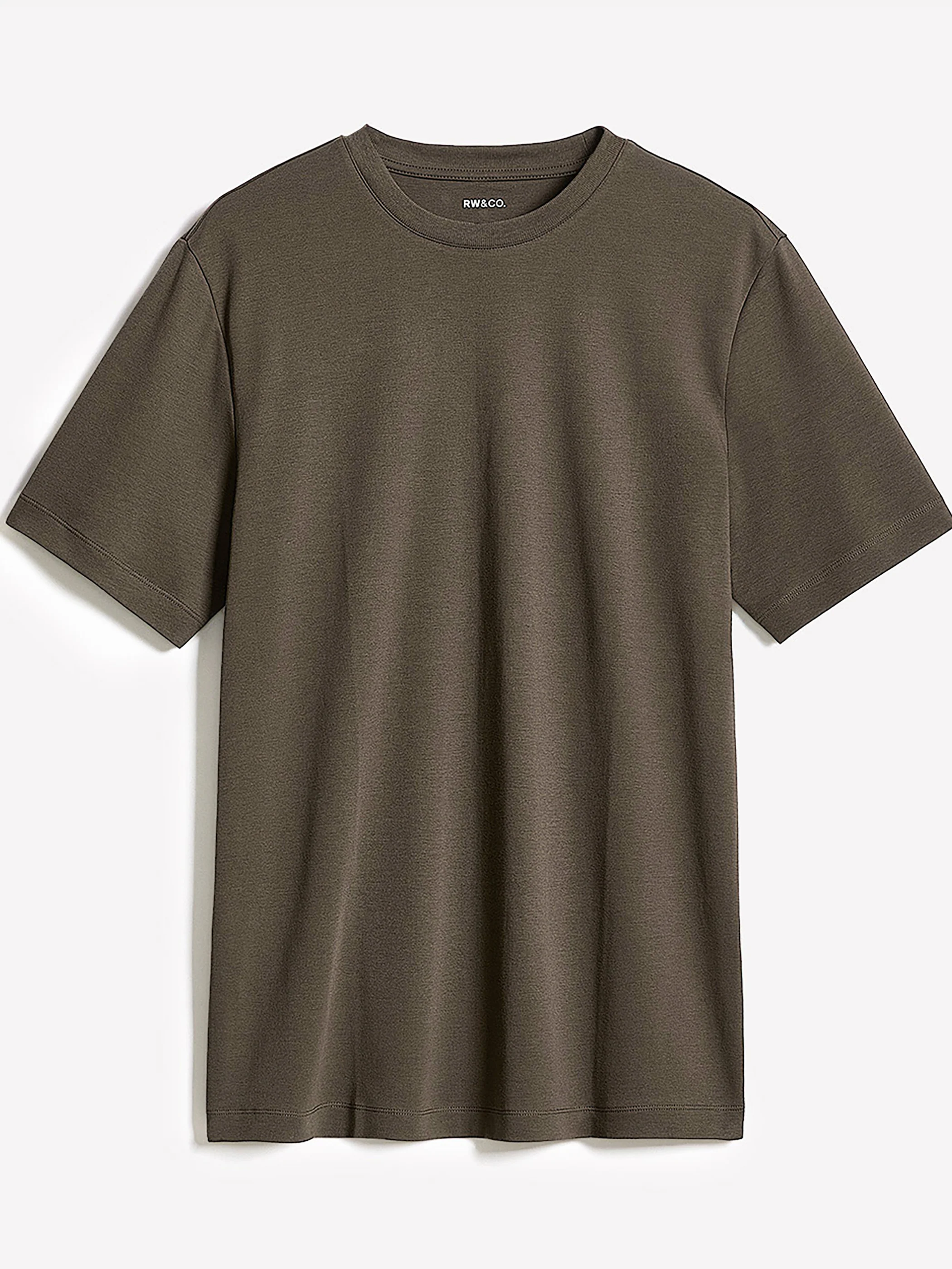 Solid Interlock Cotton Crew-Neck Tee - Image 21