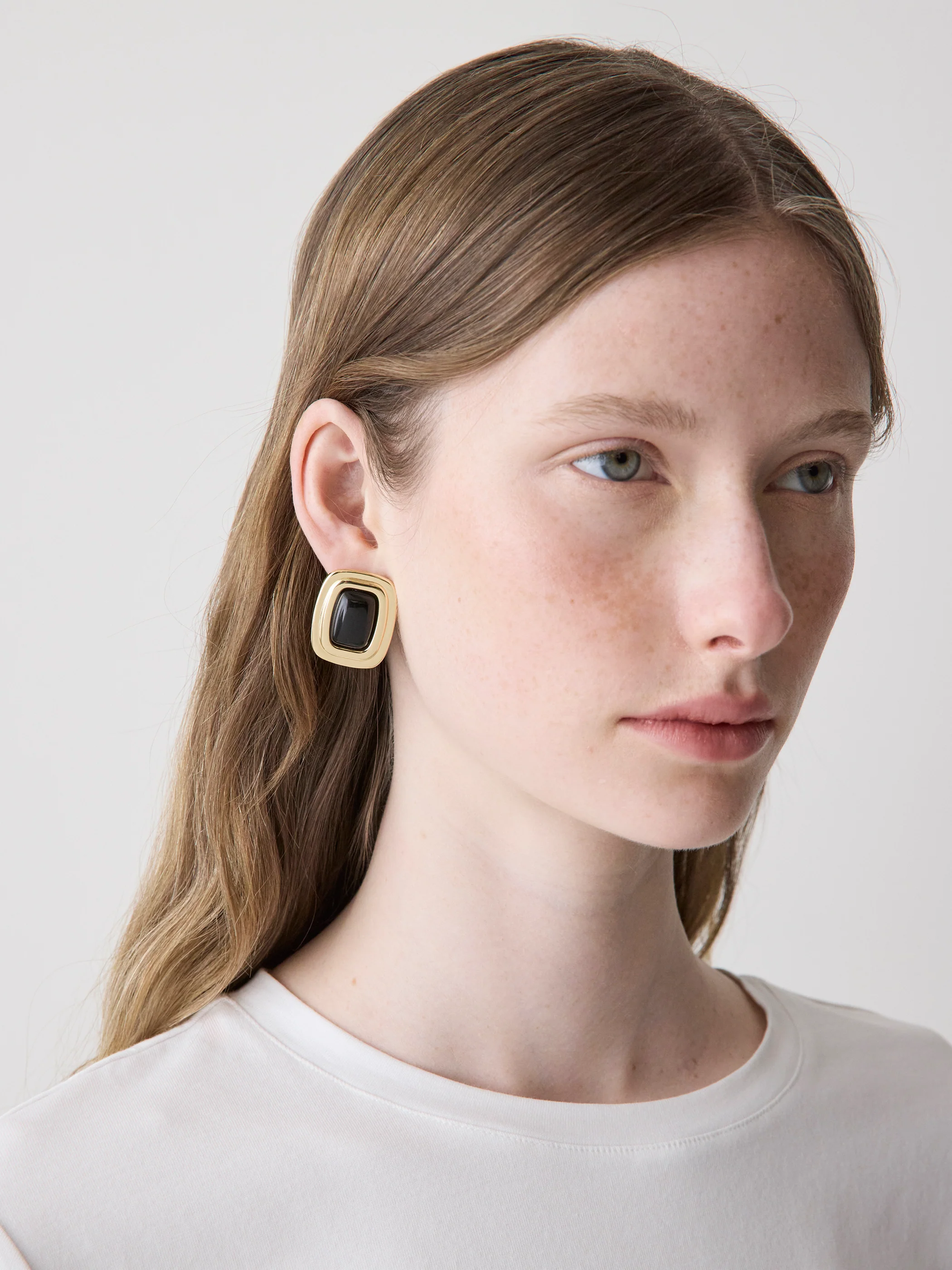 Earrings with Semi-Precious Stones