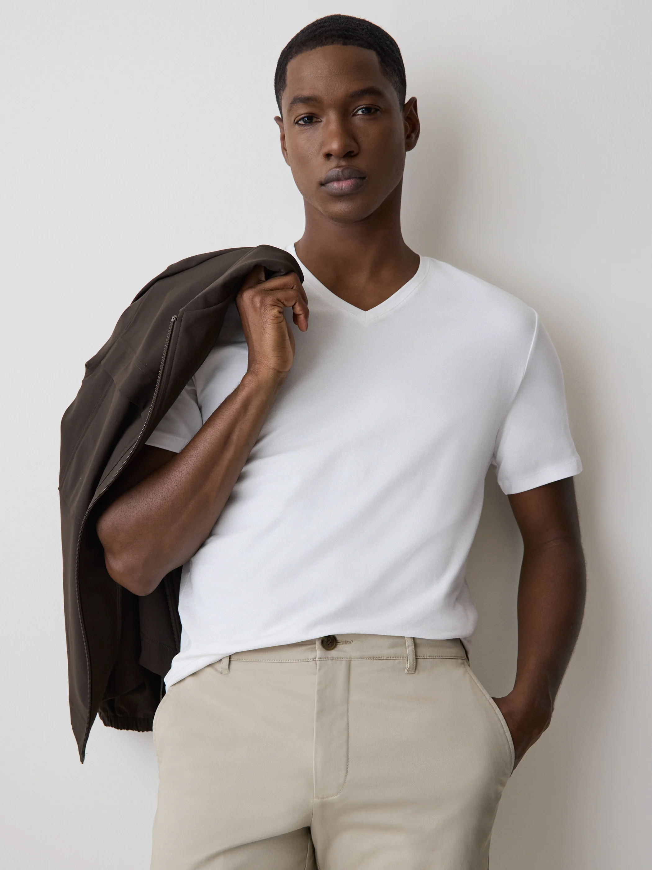 Supima Cotton (R) V-Neck T-shirt - Image 10