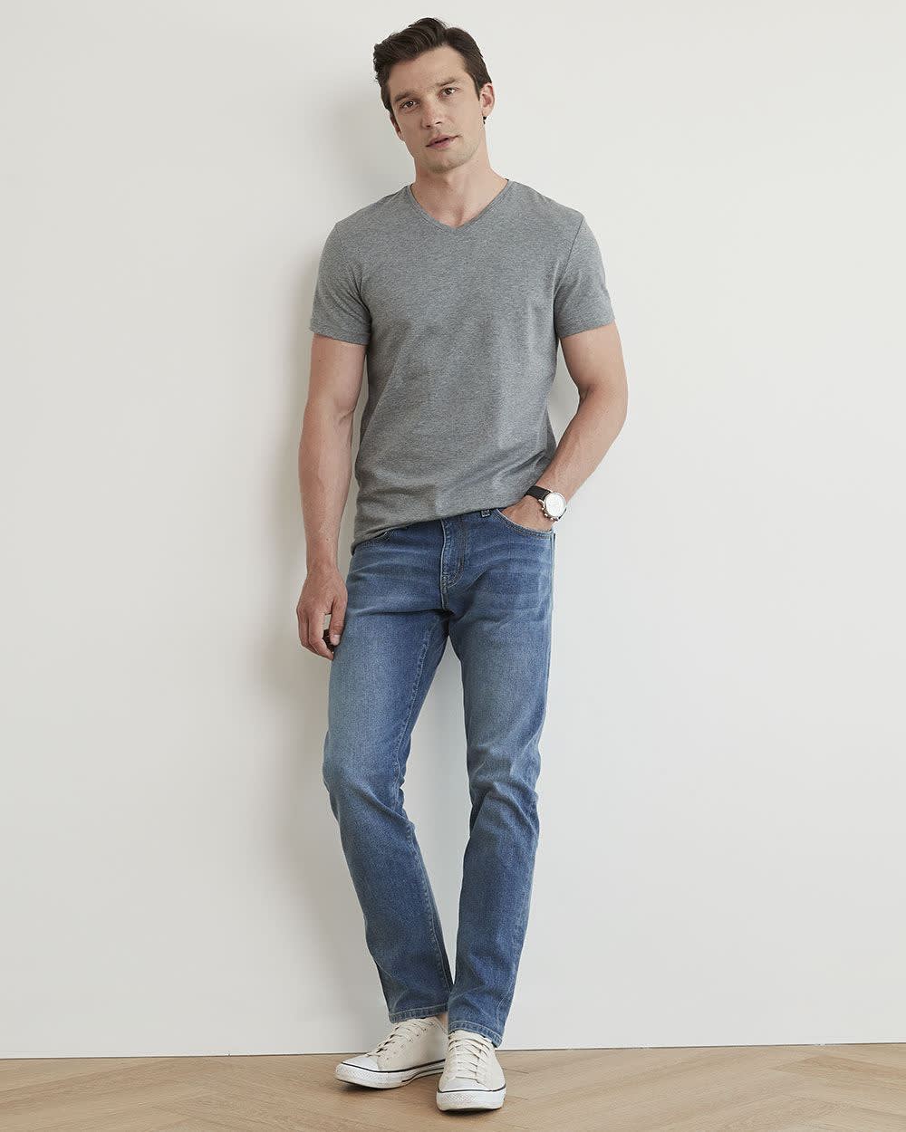Supima Cotton (R) V-Neck T-shirt - Image 21