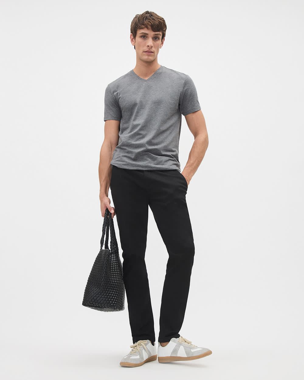 Supima Cotton (R) V-Neck T-shirt - Image 3