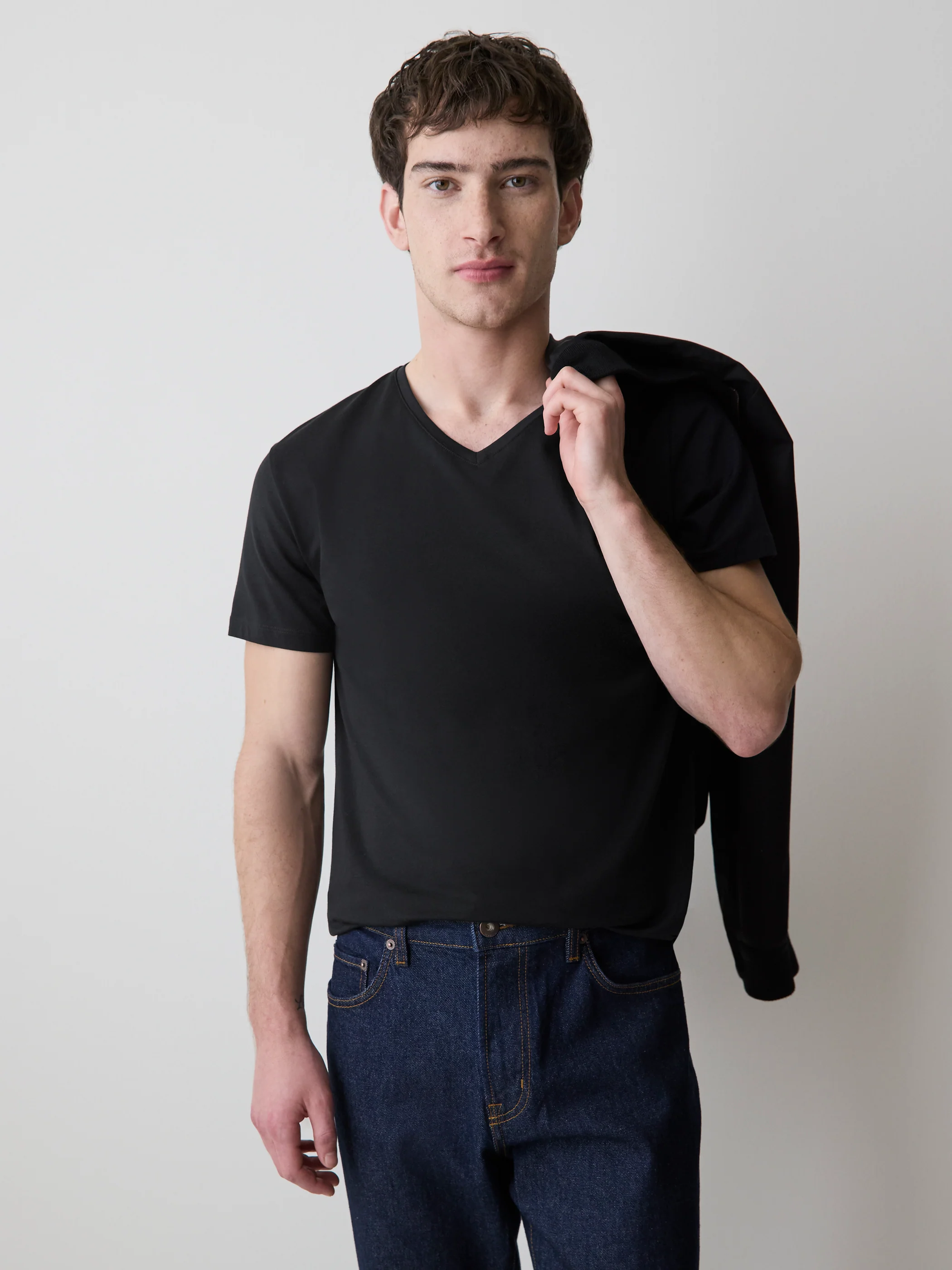 Supima Cotton (R) V-Neck T-shirt - Image 5