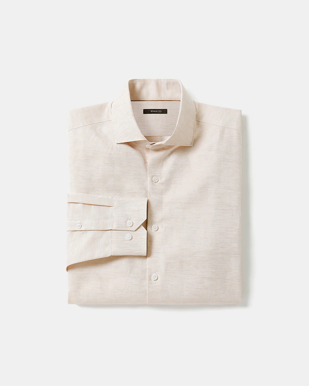Tailored-Fit Linen Dress Shirt - Image 19