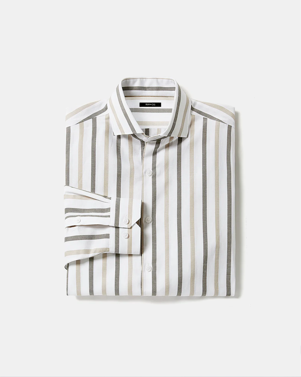 Tailored-Fit Linen Dress Shirt - Image 23