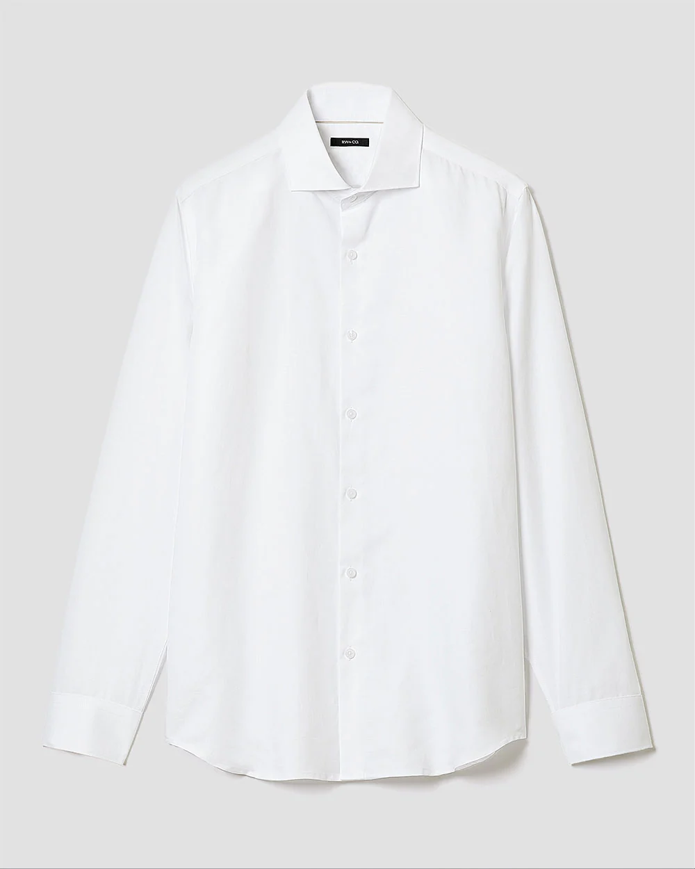Tailored-Fit Linen Dress Shirt - Image 6