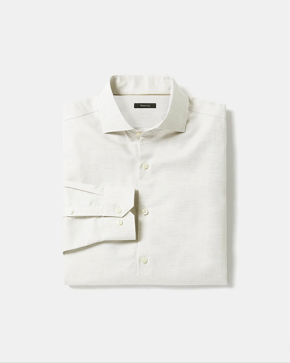 Tailored-Fit Linen Dress Shirt - Image 7