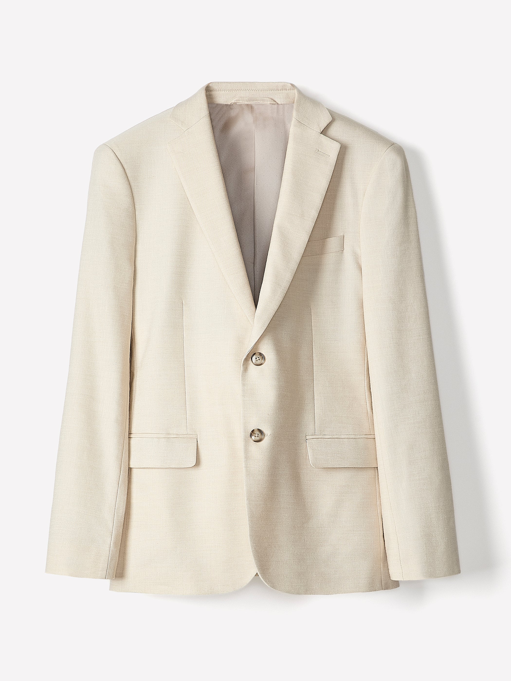 Tailored Fit Stretch Linen Blazer - Image 5