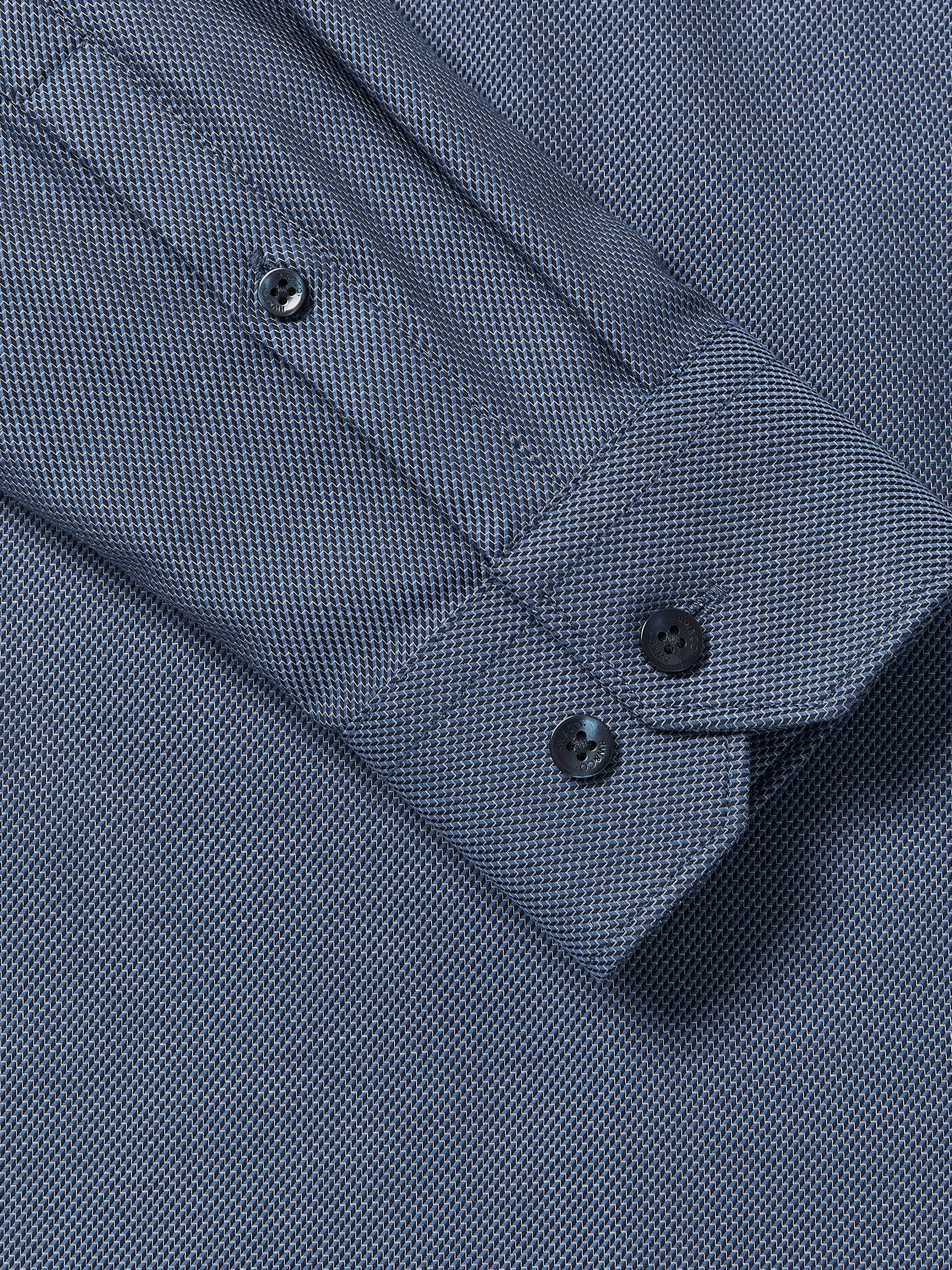 Tailored-Fit Dobby Dress Shirt - Image 4
