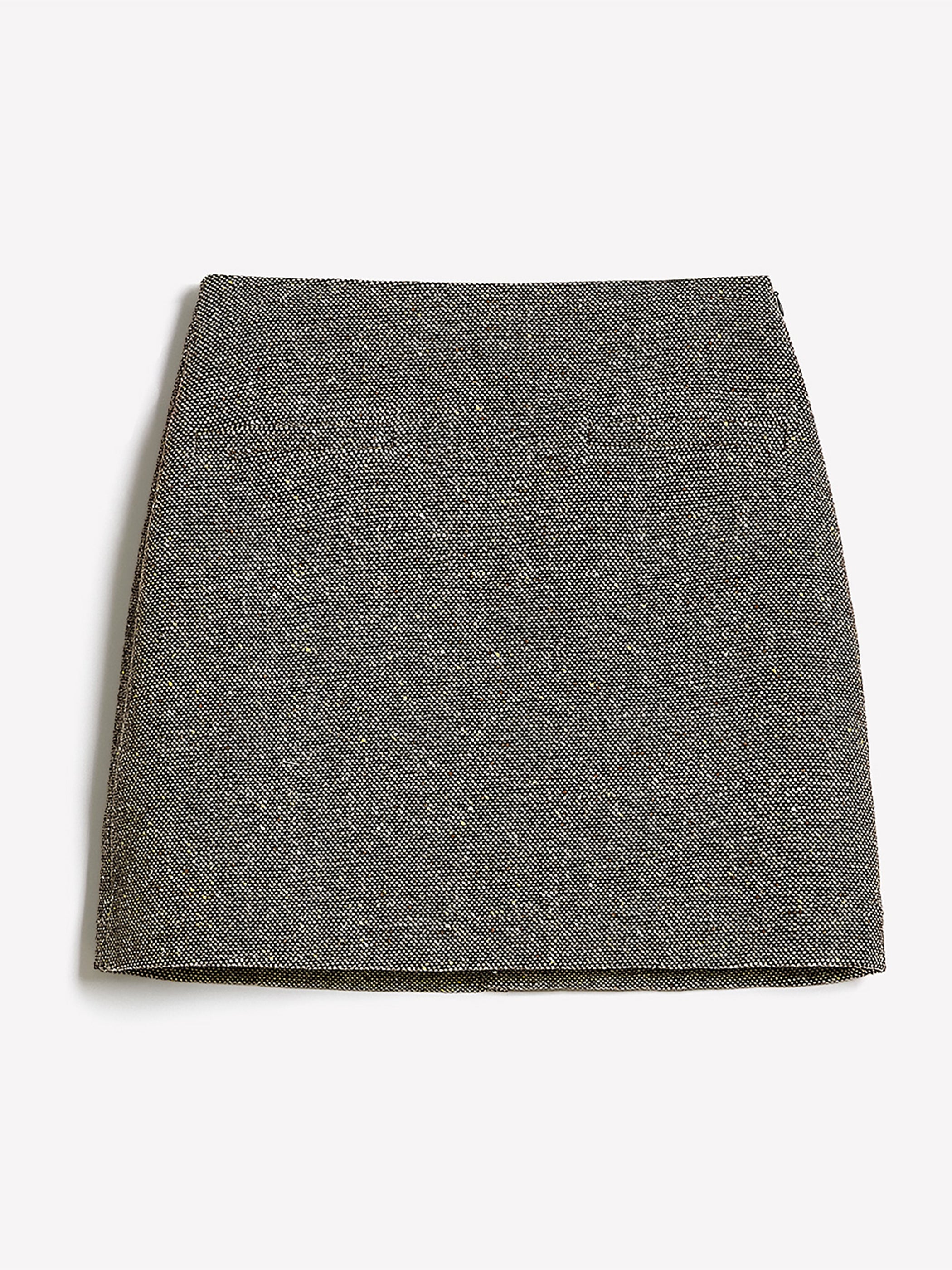Tweed A-Line Mini Skirt - Image 4