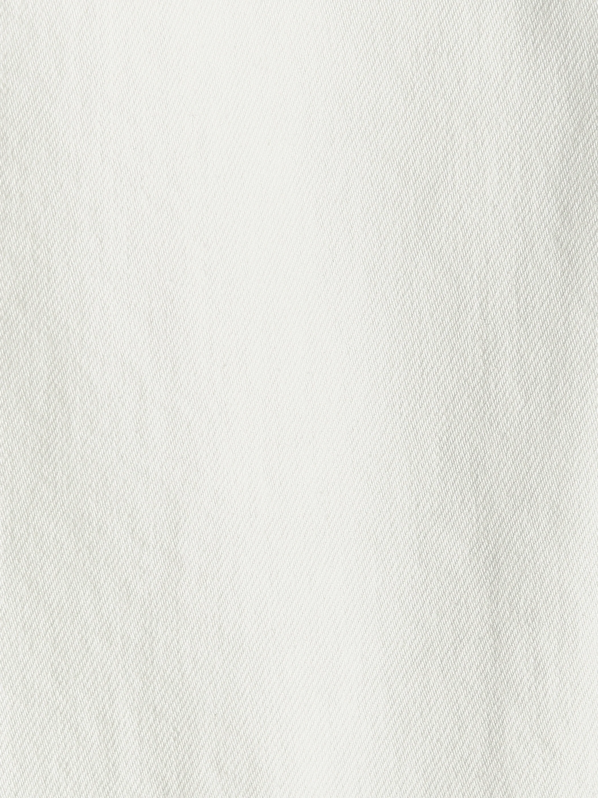 Cream Long High-Rise Wide-Leg Jeans - Image 4