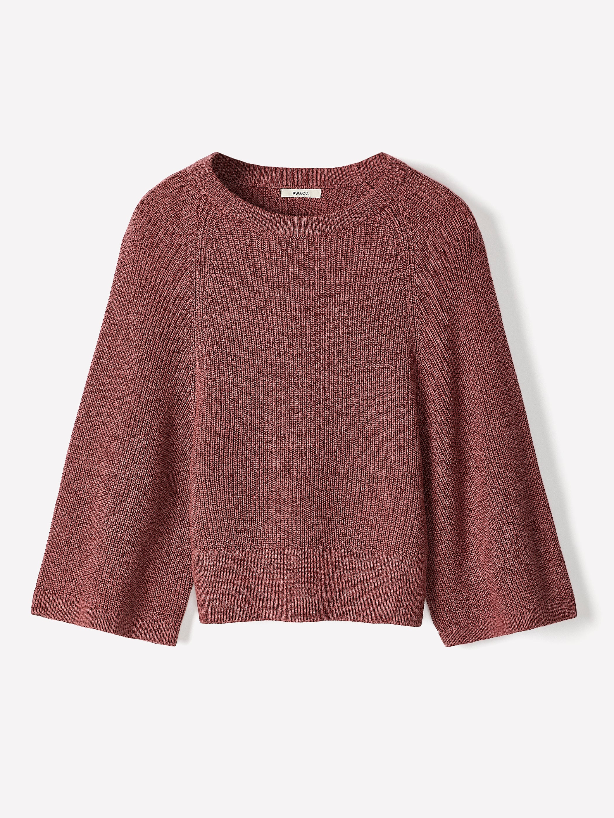 Wide-Sleeve Crew-Neck Merino-Blend Sweater - Image 22
