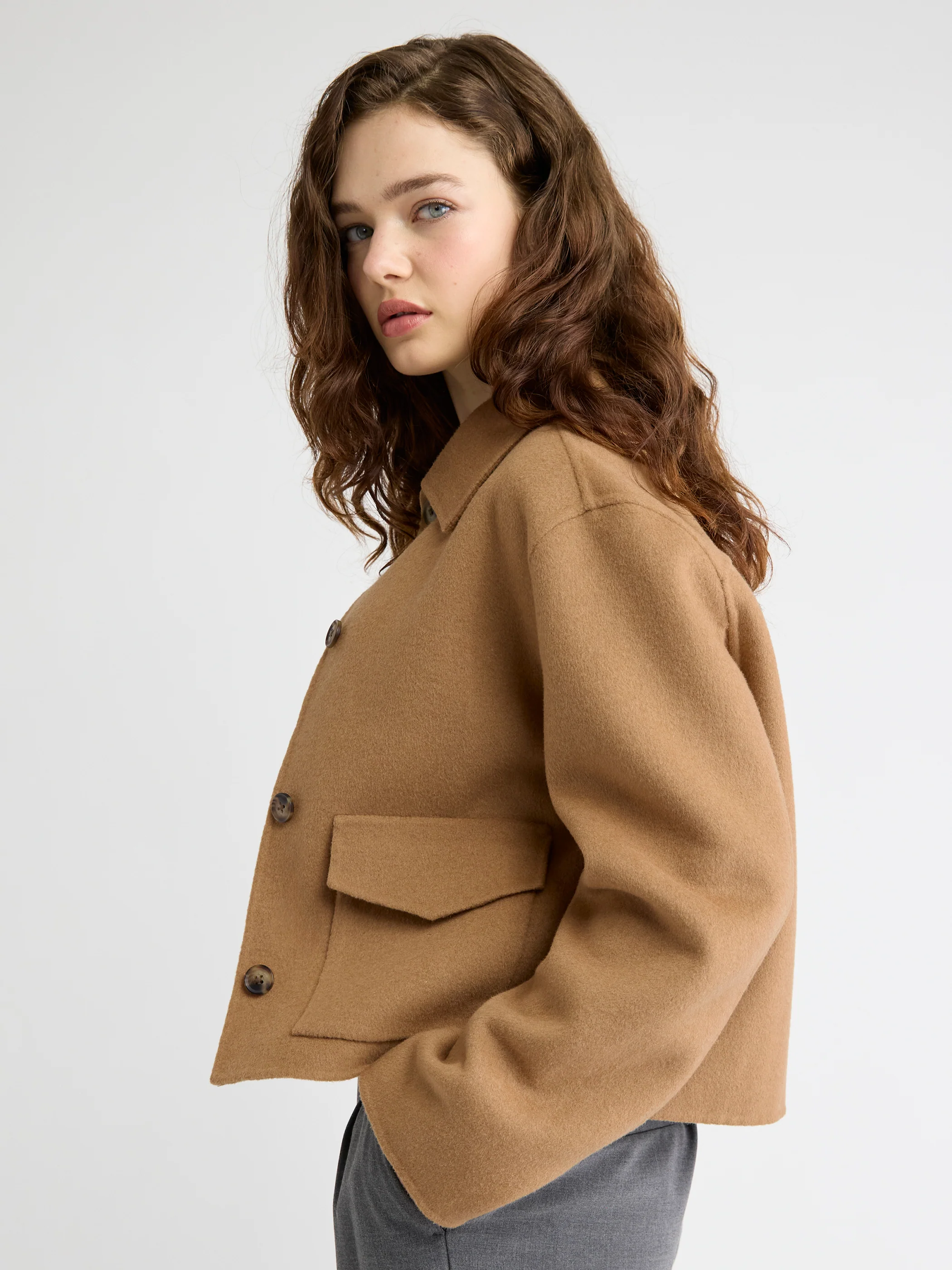 Wool-Blend Double-Face Worker Jacket - Image 7