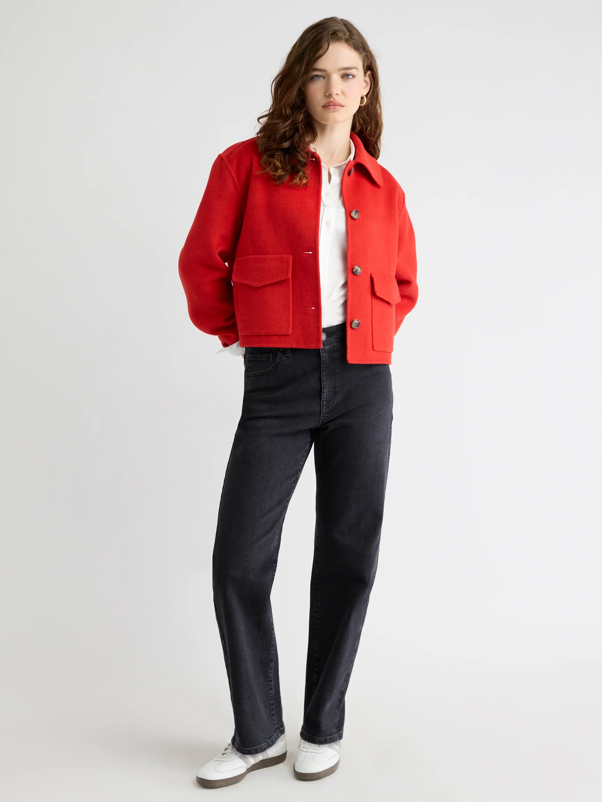 Wool-Blend Double-Face Worker Jacket - Image 9