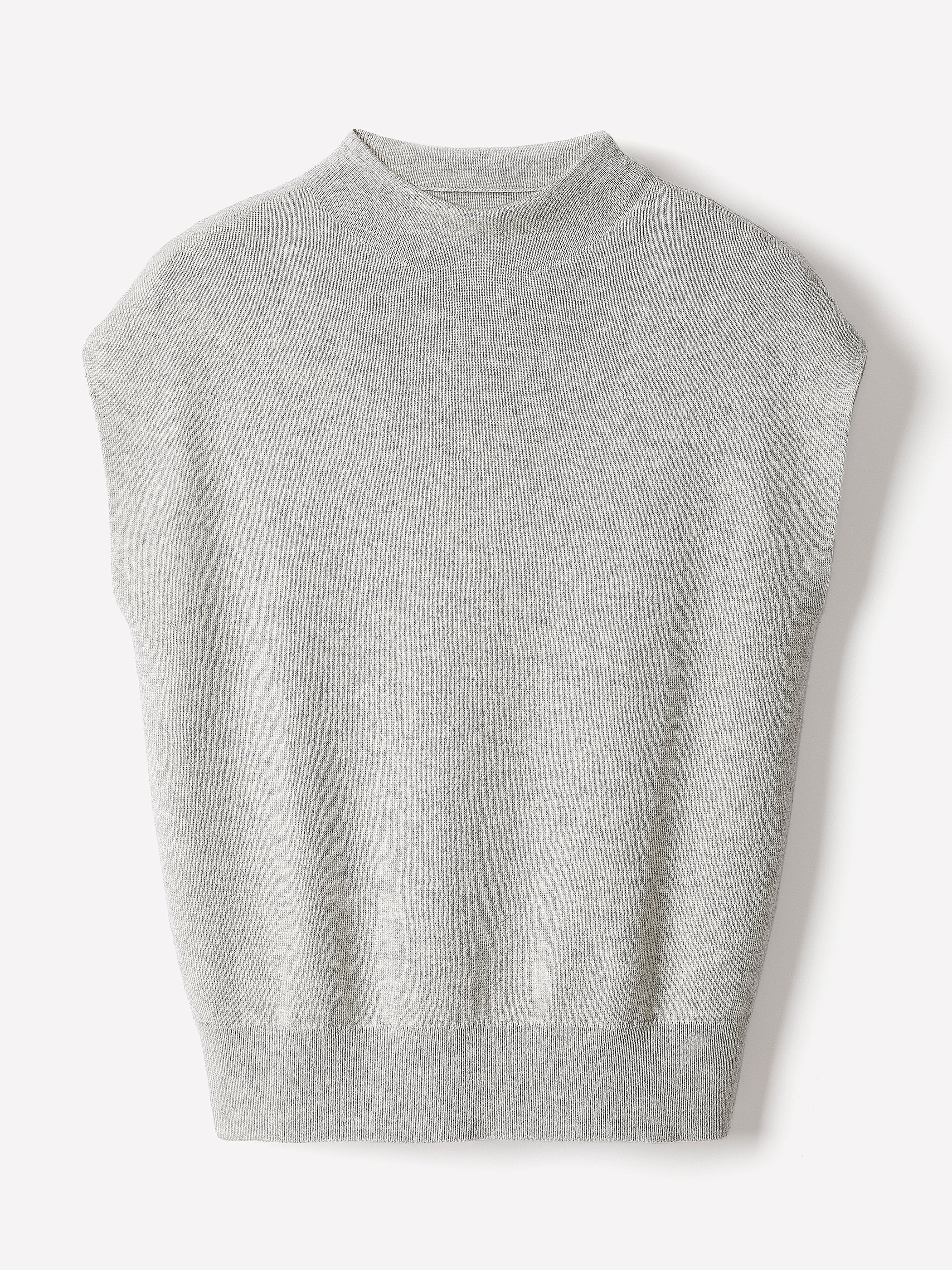 Extended-Sleeve Funnel-Neck Sweater - Image 10
