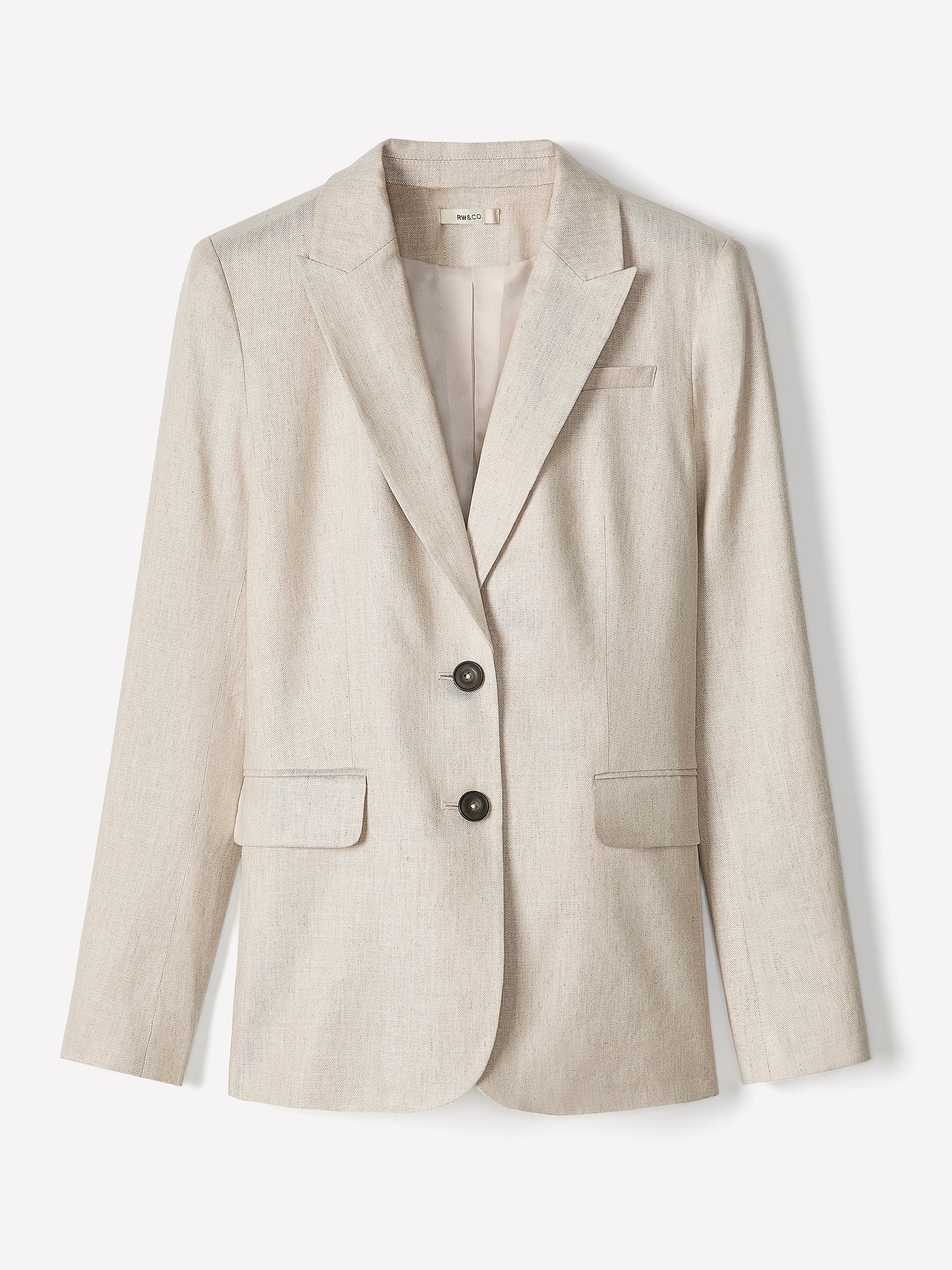 Linen-Blend Blazer - Image 6