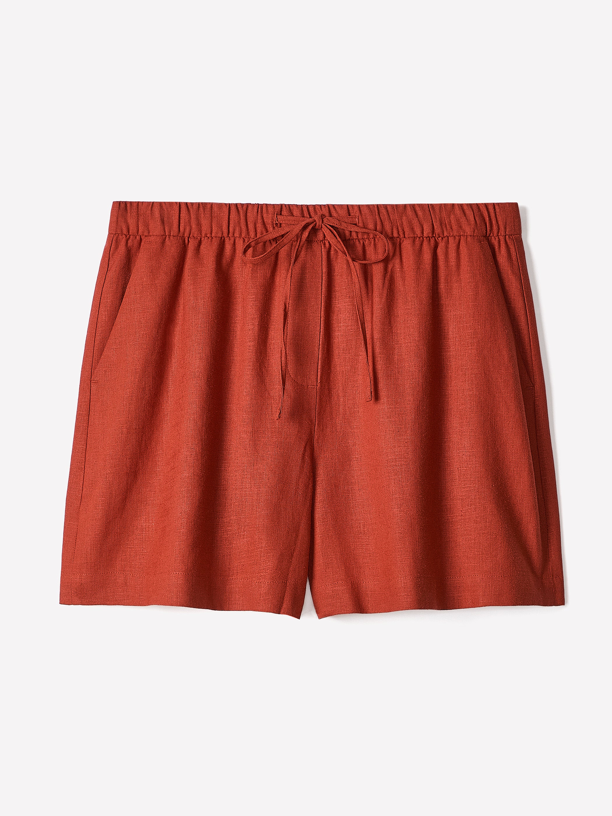 Linen-Blend Mid-Rise Pull-On Short - Image 18