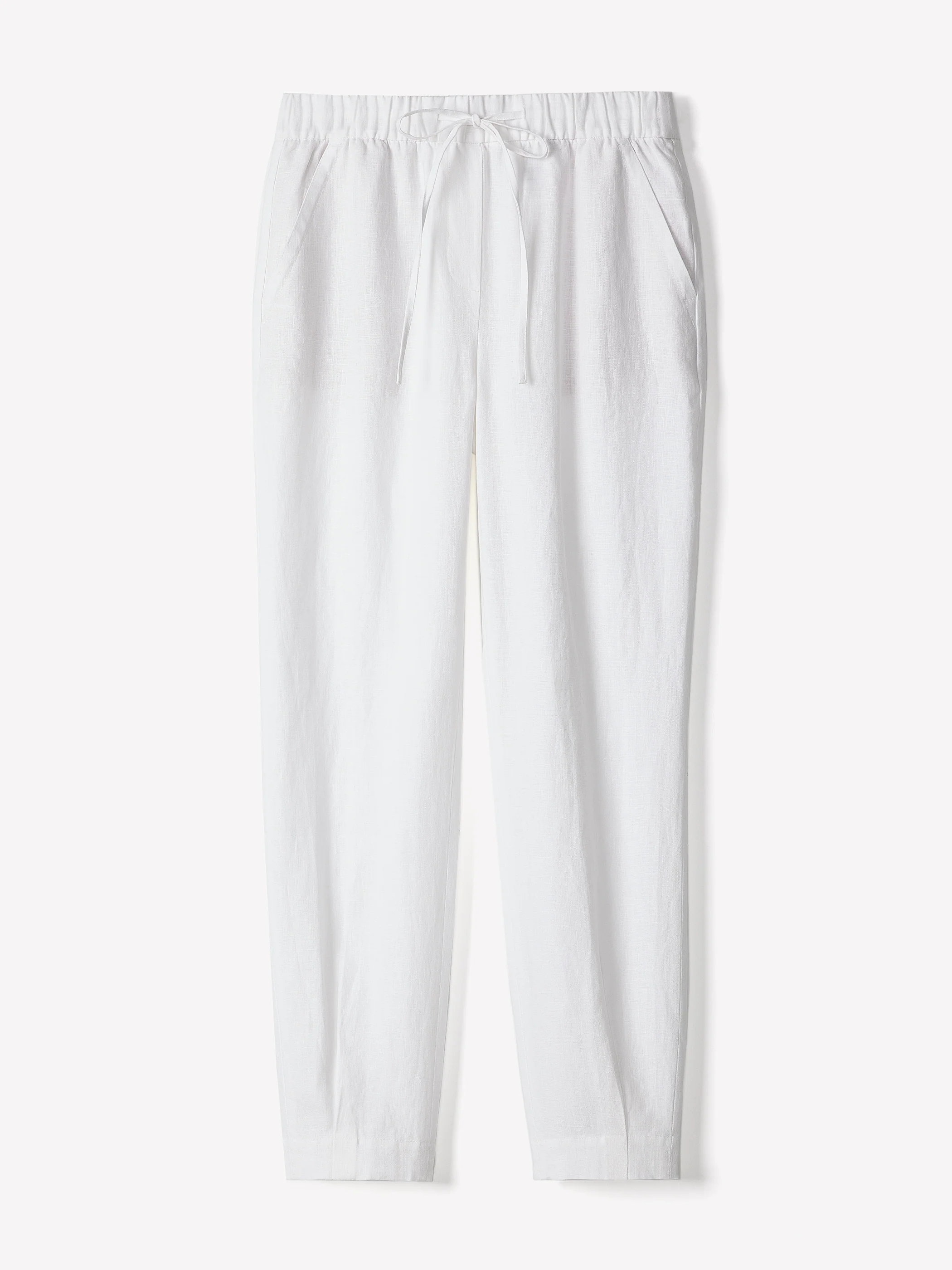 Linen Mid-Rise Tapered-Leg Jogger Pant - Image 6