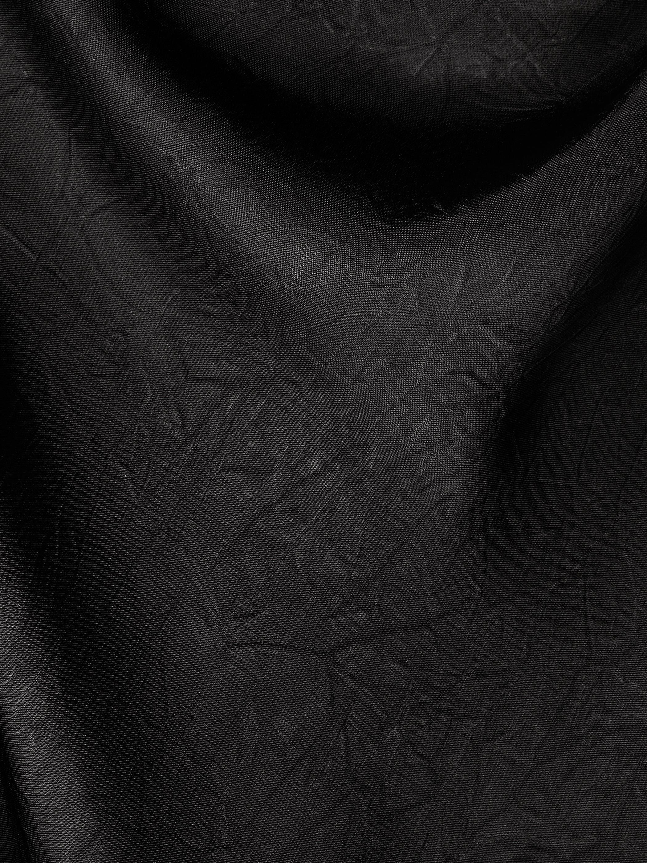 Satin Long-Sleeve Draped Midi Dress - Image 5