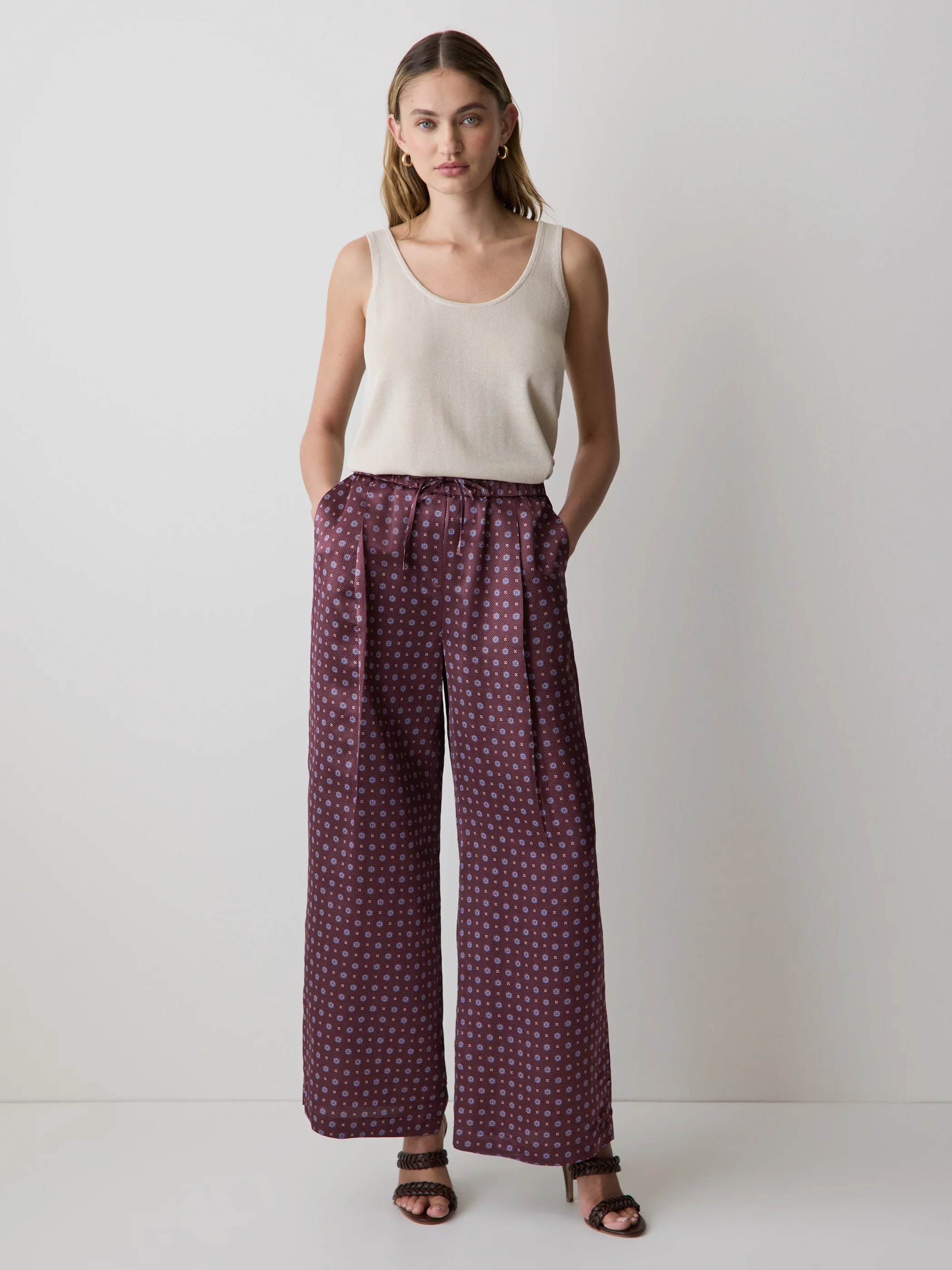Pull-On Mid-Rise Wide-Leg Pant - Image 2