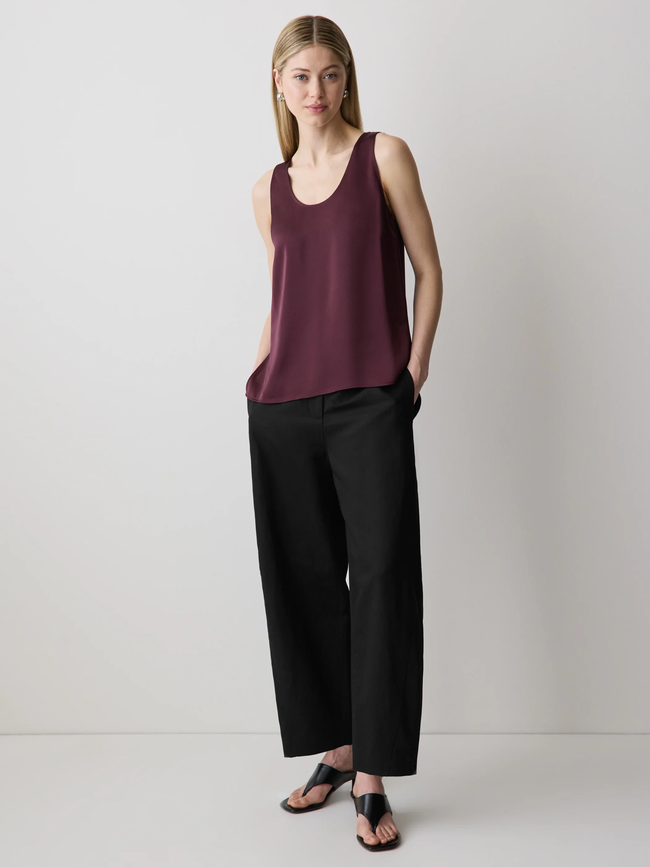 U-Neck Satin Cami - Image 17