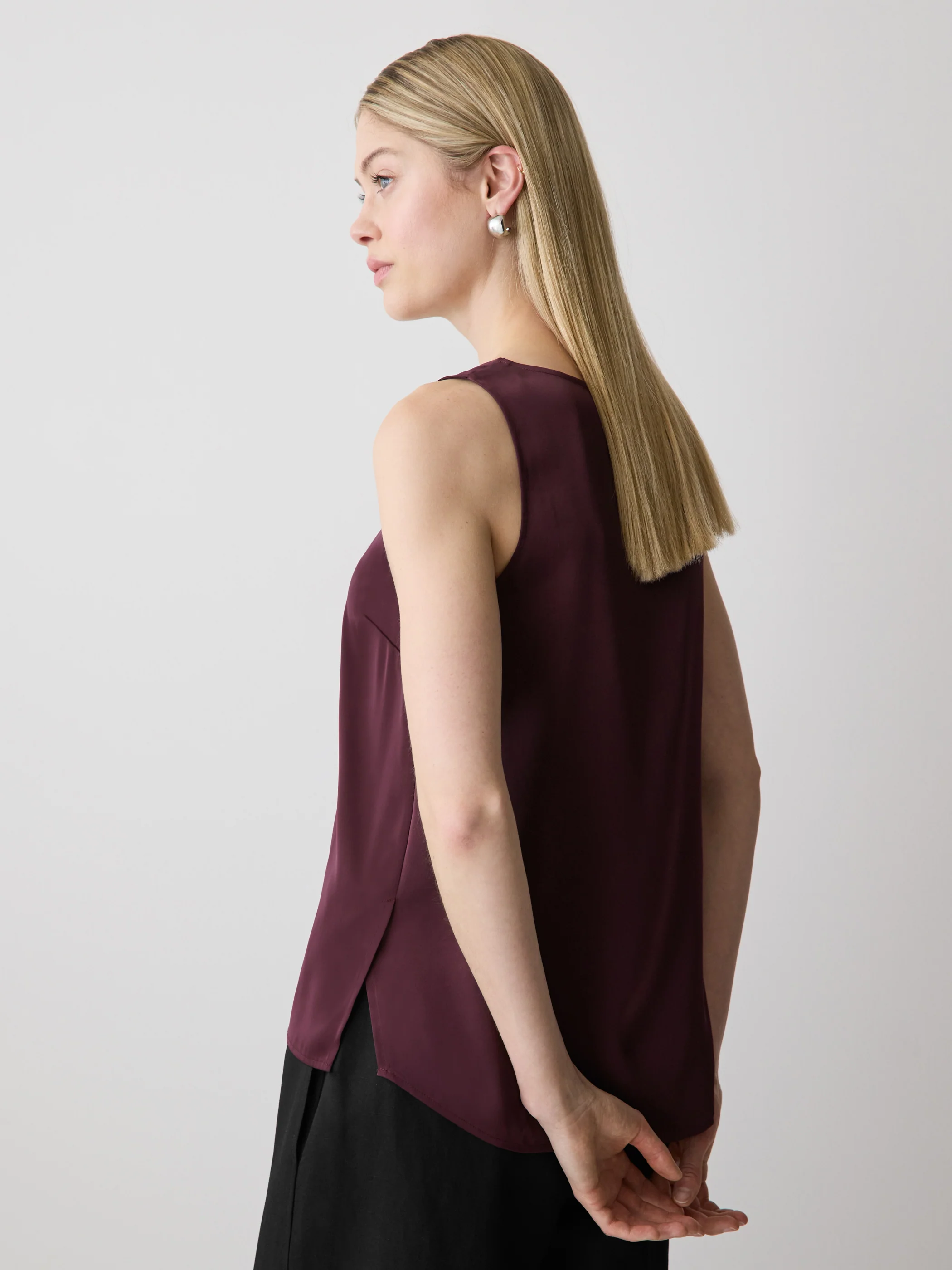 U-Neck Satin Cami - Image 18