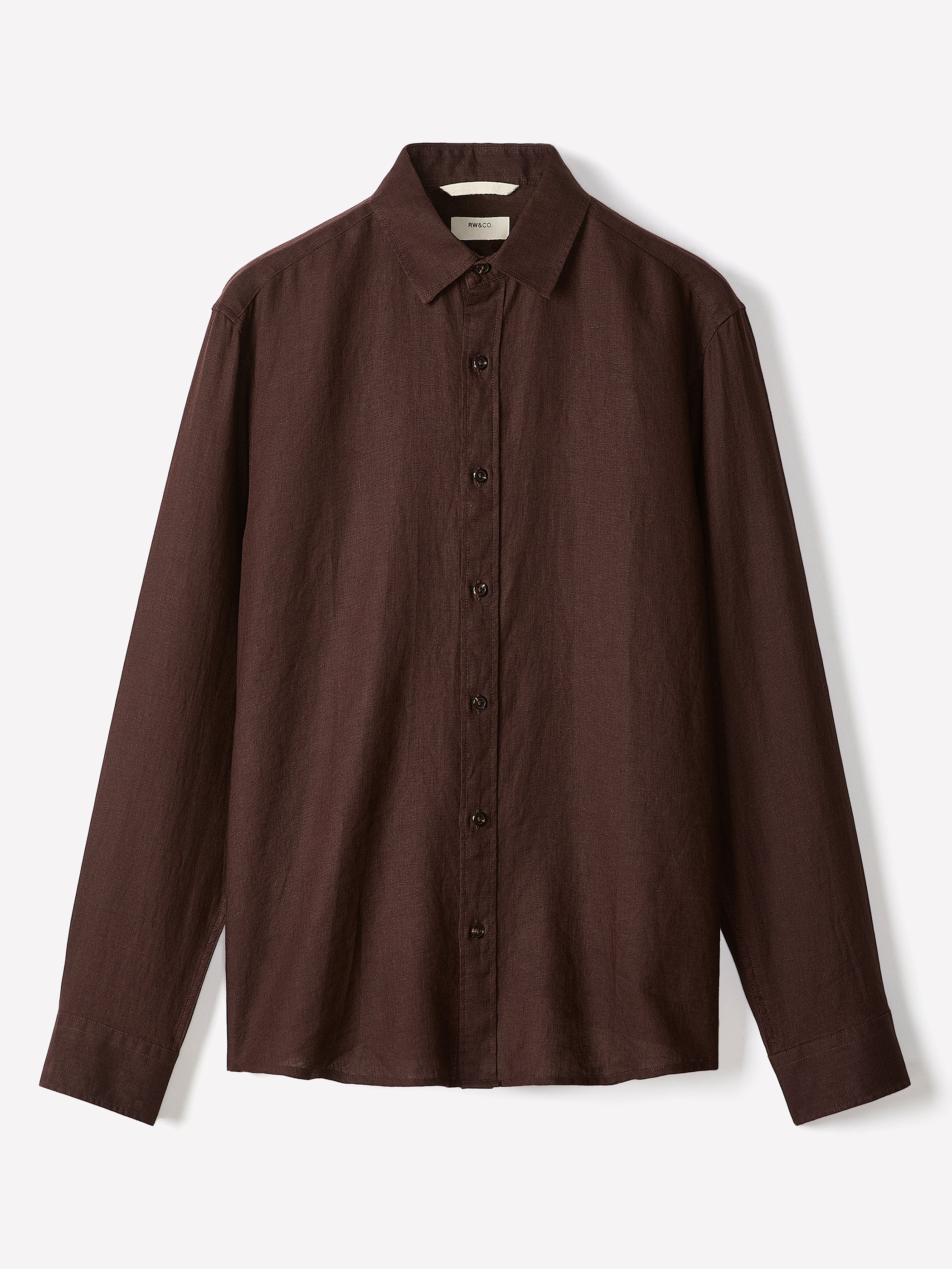 Long-Sleeve Linen Shirt - Image 10