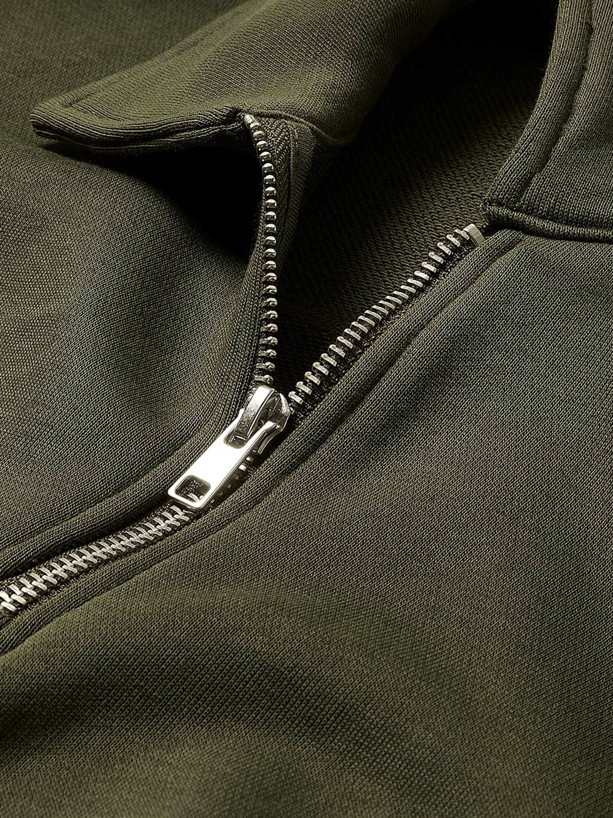 Long-Sleeve Quarter-Zip Polo Sweater - Image 5